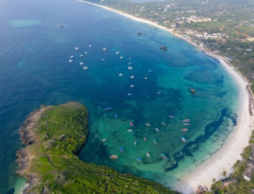 watamu beach aerial view
